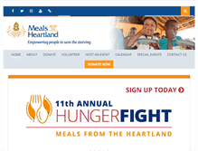 Tablet Screenshot of mealsfromtheheartland.org